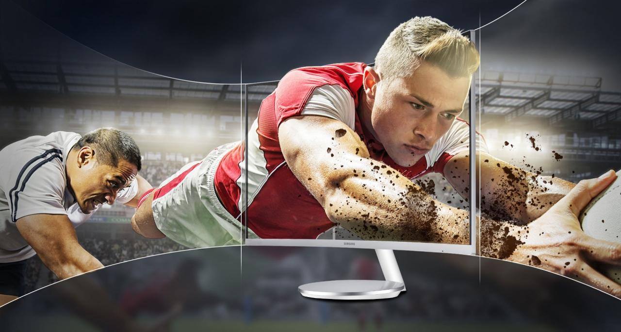 Teknologi monitor curved dan pengaruhnya pada pengalaman menonton