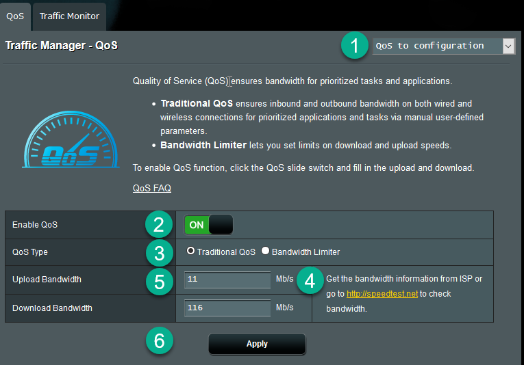 Router wifi dengan fitur QoS untuk prioritas bandwidth gaming