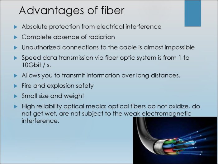 Kelebihan dan kekurangan penggunaan kabel fiber optik untuk jaringan internet